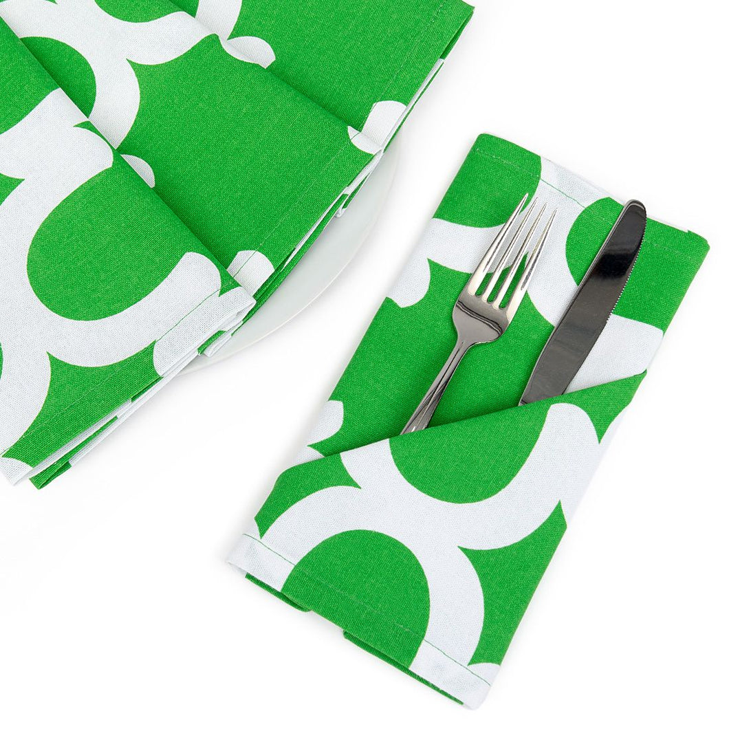 19 X 19 in. Trellis Cotton Napkins 4/Pack