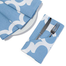 Load image into Gallery viewer, 19 X 19 in. Trellis Cotton Napkins 4/Pack
