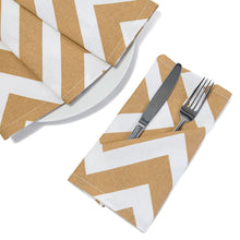 Load image into Gallery viewer, 19 X 19 in. Chevron Cotton Napkins 4/Pack (13 Colors)
