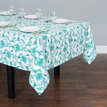 Load image into Gallery viewer, 60 X 102 in. Rectangular Paisley Cotton Tablecloth (7 Colors)
