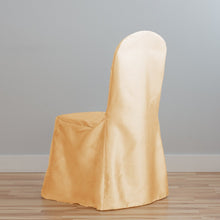 Load image into Gallery viewer, Bargain Satin Banquet Chair Cover Gold (5/Pack)
