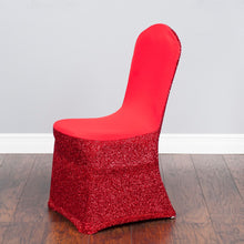 Load image into Gallery viewer, Glitter Stretch Chair Cover (3 Colors)
