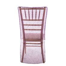 Load image into Gallery viewer, Chiavari Chair Cover Web Organza (6 Colors)
