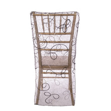 Load image into Gallery viewer, Chiavari Chair Cover Embroidered Web Organza (3 Colors)
