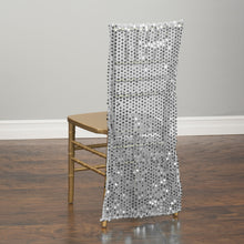 Load image into Gallery viewer, Sheer Sequin Chiavari Chair Cover (5 Colors)
