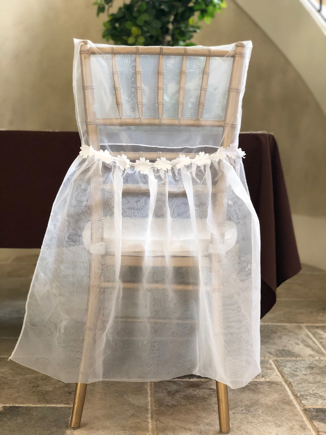 Pixie Organza Chiavari Chair Cover (3 Colors)