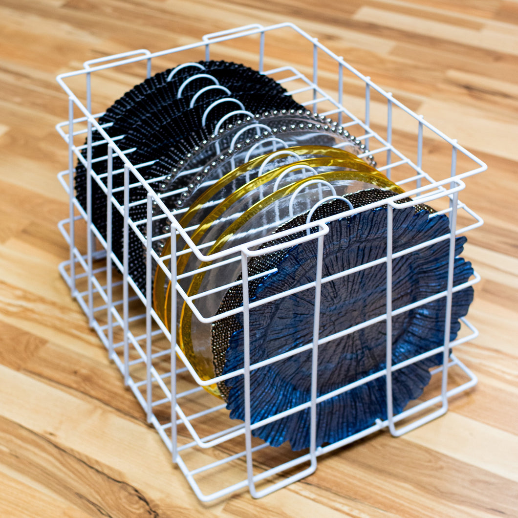 Charger Plate Storage Rack