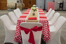 Load image into Gallery viewer, 60 X 126 in. Rectangular Tablecloth Checkered (4 Colors)
