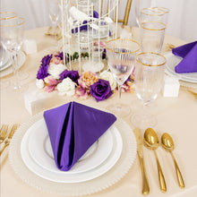 Load image into Gallery viewer, 18NPK-270185-18-in.-Shantung-Silk-Napkins-Purple-_1-Dozen
