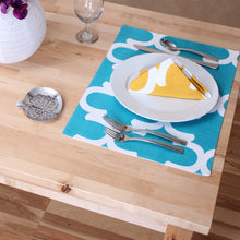 Load image into Gallery viewer, 13 X 19 in. Trellis Design Cotton Placemats 4/Pack (7 Colors)
