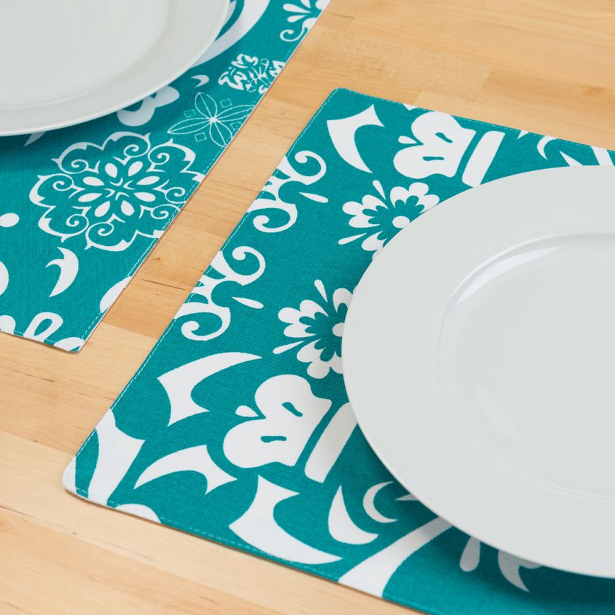13 X 19 in. Vintage Royalty Cotton Placemats 4/Pack (8 Colors)
