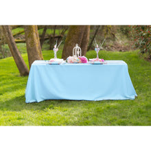 Load image into Gallery viewer, 90 X 132 in. Rectangular with Round Corners Polyester Tablecloth
