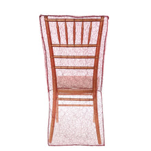 Load image into Gallery viewer, Chiavari Chair Cover Web Organza (6 Colors)
