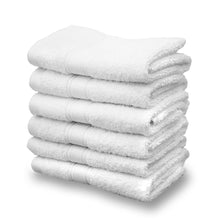 Load image into Gallery viewer, Hotel Quality India Cotton Hand Towel 4/Pack White

