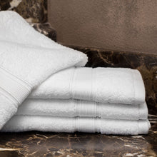 Load image into Gallery viewer, Hotel Quality India Cotton Hand Towel 4/Pack White
