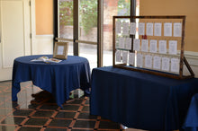 Load image into Gallery viewer, 90 X 132 in. Rectangular with Round Corners Polyester Tablecloth
