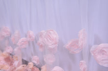 Load image into Gallery viewer, 21 ft. Tulle Rose Table Skirt (2 Colors)
