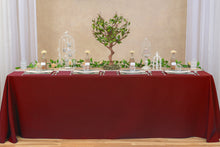 Load image into Gallery viewer, 90 X 156 in. Rectangular with Round Corners Polyester Tablecloth
