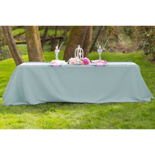 Load image into Gallery viewer, 90 X 156 in. Rectangular with Round Corners Polyester Tablecloth
